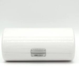 Jimmy Choo Vintage White Hard Shell Sunglasses Case Designer Eyewear Box